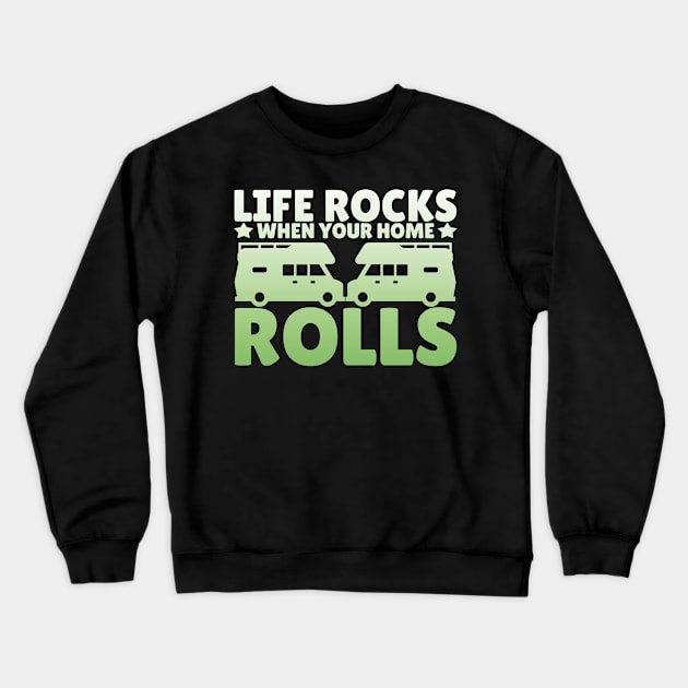 Trailer Home Gift Crewneck Sweatshirt by SinBle